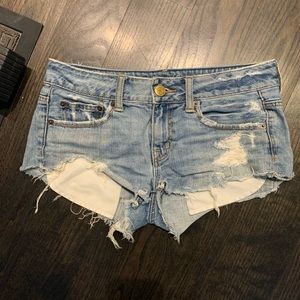 American Eagle Booty Shorts- Jean